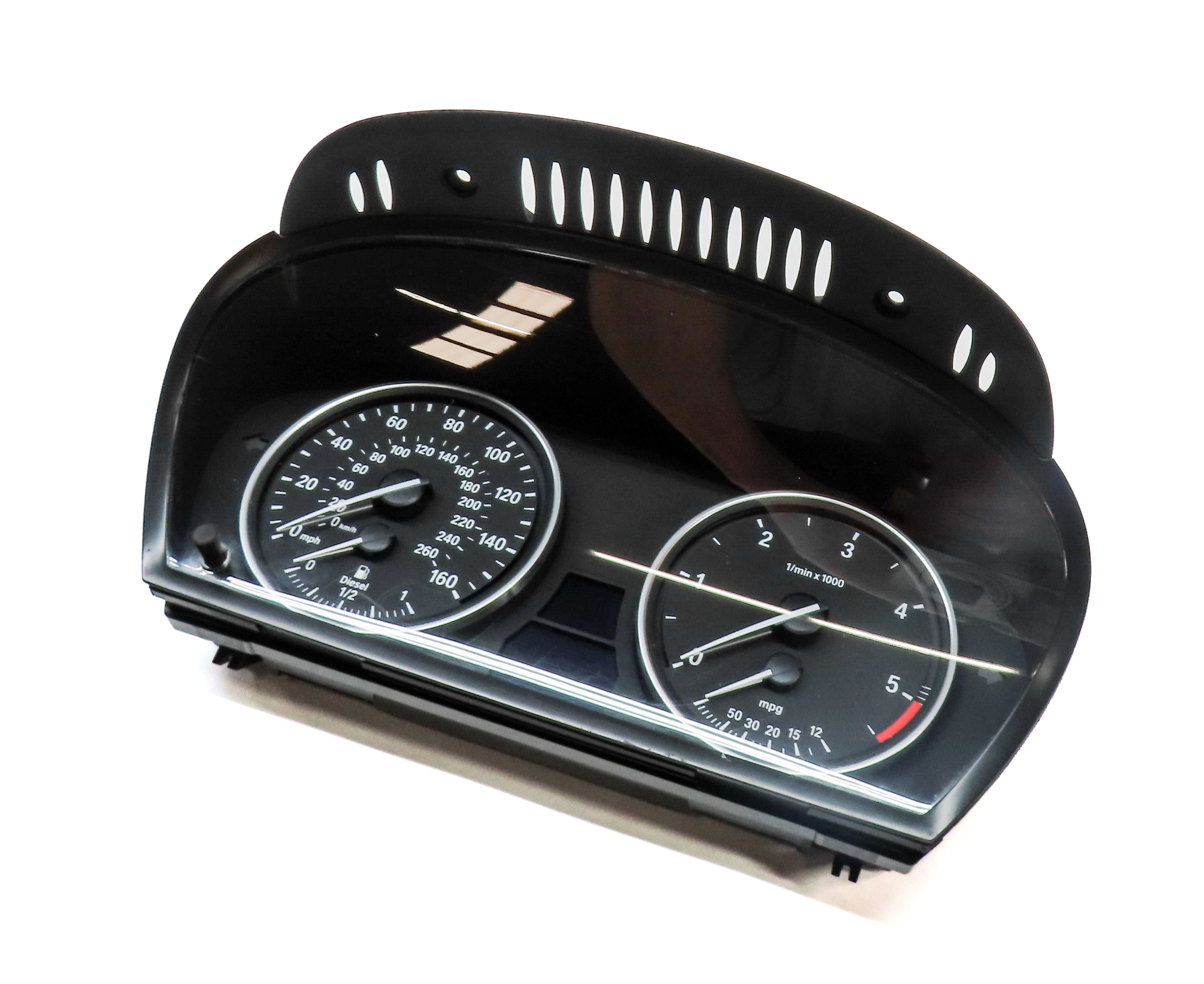11-13 BMW X5 (E70) 3.0L M57 DIESEL SPEEDOMETER INSTRUMENT GAUGE CLUSTER (186k) — exact item pictured